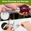 Bell Pepper Corer, Pepper Core Remover Tool, Stainless Steel Apples