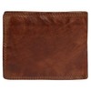 piké Genuine Leather Men's Wallet Brown 021848, brown