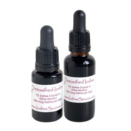 Edgar Cayce Detoxified Iodine - Duo (1oz + 1/2oz Bottle)