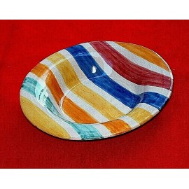 Deruta Ceramic Sorpresa Rim Soup Plate Bowl Maryse Boxer 10in Bolle Coordinates