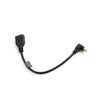 SYSTEM-S Mini HDMI Upwards Angled Angle Plug 90° Degrees to