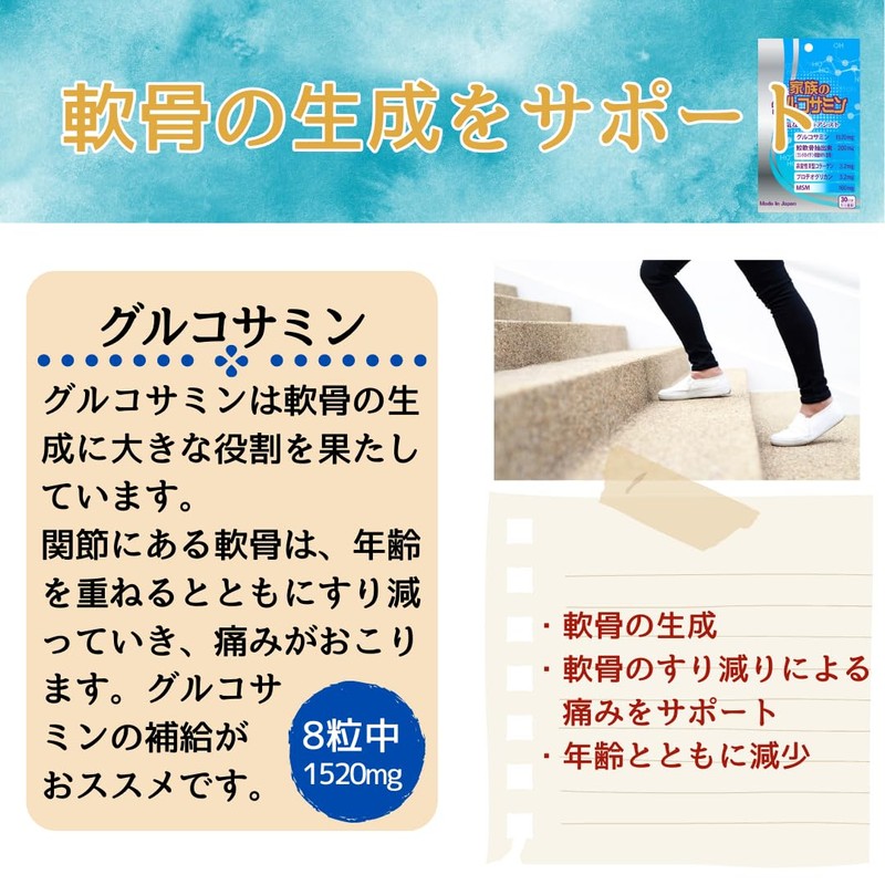 家族シリーズ 家族のグルコサミン ３０日分