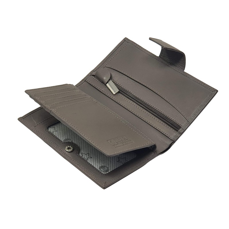 MORUCHA Clutch Wallet for Women Genuine Leather RFID Blocking High