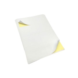 Swpato 120 Count White Paper Stickers,Large Beer Bottle Kraft Printable Labels - Full Sheet Printable Brown Labels (4x3 in)