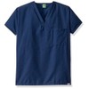 Fashion Seal Healthcare Men's Unisex Navy SimplySft Fash Scrub Shirt,