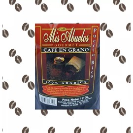 Mis Abuelos COFFEE MIS ABUELOS Bean 12 oz - Lot of 2