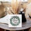 Bless Our Home Sign Wood Box Desk Decor,Spring Botanical Eucalyptus