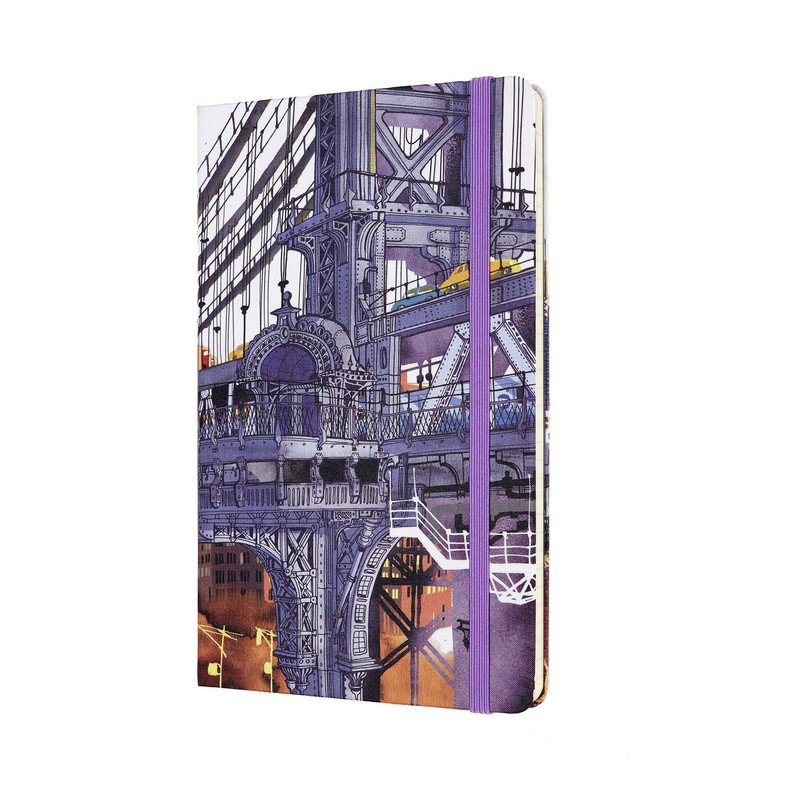Moleskine I Am New York Notebook Large Ruled Lined White