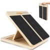WITHSTAR Portable Wooden Slant Board for Calf Stretching Squats Calf