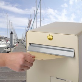 THIRARD 28302 5Hg 00028302 – 5G Brass Threshing Machine Maximum Thickness 23 mm 3 Cam Lock with Keys for Mailbox Drawer Cabinet Cupboard – System Compatible with Postal Delivery, Gold