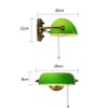 somesino Traditional Banker Wall Lamp Green Banker Light Retro Reading