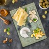 Lunarable Island Map Cutting Board, Detailed Treasure Map with Unique