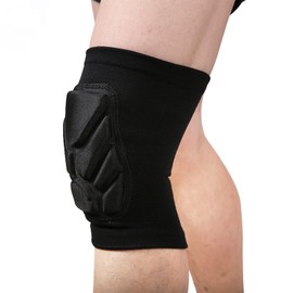 lenpestia Knee Pads Volleyball Kneepad 1 Pair Elastic Knee Pads Thickening Knee Pads Volleyball Anti Collision Knee Protection Sports for Men Women Mountain Biking Handball (XL)