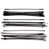 36Pcs 5 Inch Scroll Saw Blades Carbon Steel Pinned Scroll