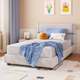 SynthoSpace Twin XL Mattress 10 Inch Green Tea Memory Foam Mattress for Cool Sleep & Pressure Relief, CertiPUR-US Certified Medium Mattresses in A Box, 38"×80"×10"