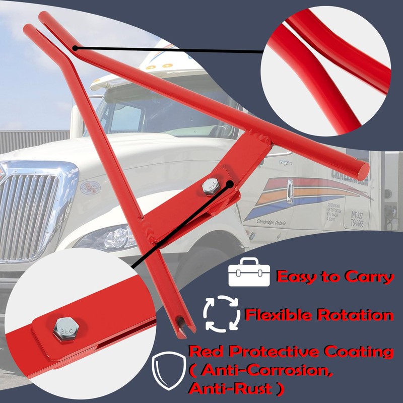 Deecaray LT895 Truck Brake Spring Tool,Red Spring Installer,Suitable for All