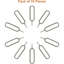 100 Pcs Sim Card Ejector Pin, Sim Card Tray Removal Tool, SIM Card Ejector Removal Tool Pin for all Mobile Phones Models & Tablets, Sim Card extractor (100)