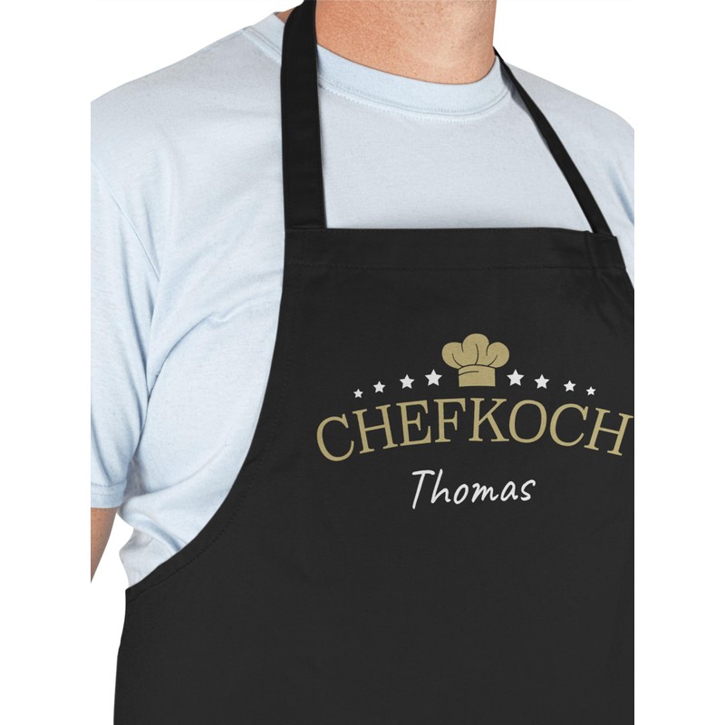 Geschenk mit Namen personalisiert by Shirtracer - Apron - Cooking