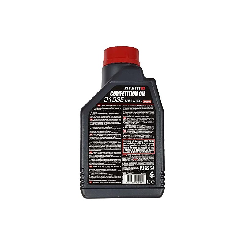 Motul NISMO Competition Engine Motor Oil 2193E 5W40 1L (104253)