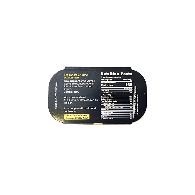 Baltic Gold Atlantic Salmon Fillets In Oil - 4.23 oz