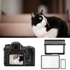 Digital Camera Sun Shade Hood Cover Display Screen Tempered Glass