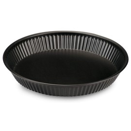 Formegolose , 86028FPFG Quiche Tin 28 cm Steel with Double Non-Stick Coating Black