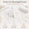 XIPENGKEJI 24 Pcs Mini Rosary Favors, Baptism Rosaries with Angel