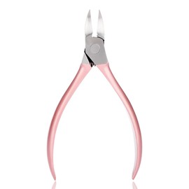 HABNI Nagelknipser Zur Vorbeugung Eingewachsener Zehennägel Nagelzange Gerade Klinge Für Eingewachsene Fußnägel Und Fingernäge Edelstahl Und Scharfe Spitze Eckenzange Fußpflege Nagelschere