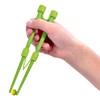 Noji First Time Chopsticks, S (7.1 inches (18 cm), Green,