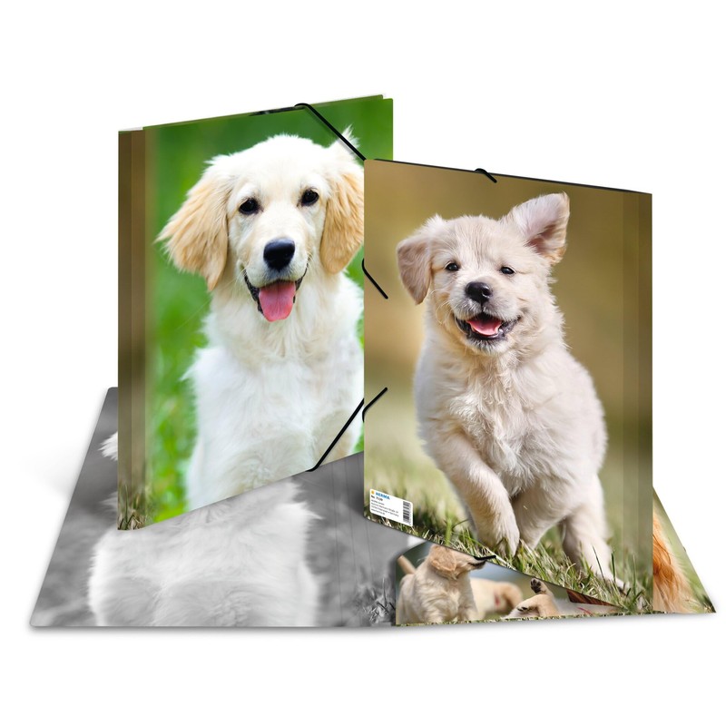 HERMA Collecting Folders A4 Dog Set, 3 Pieces, Children's Corner