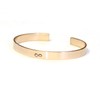 Bronze Infinity Cuff Bracelet for Everlasting Love