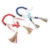 Wooden Bead String DIY Christmas Party Decoration Wall Hanging Long