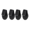 4PCS PU Leather Portable Compact Accurate Size Billiard Chalk Clip