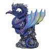 Ryvthys Air Elemental Blue Wind Rainbow Winged Dragon On Lightning