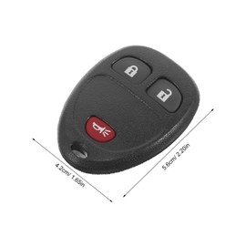 ABOOFAN Car Key Fob Cover Compatible with Buick Stylish Replacement Key Shell Case Sleeve for Enhanced Vehicle Aesthetics User Friendly Design and Seamless Integration