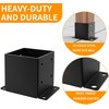 6x6 Post Base 2PCS, Inner Size 5.6x5.6 Inch Fence Post