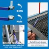 Original TITE-REACH Micro Extension Clamp, Thinnest Version, Mini-Vise Tool, Nut