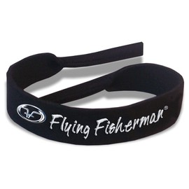 Flying Fisherman Flying Fisherman Logo Black Neoprene Retainer