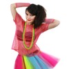 RichMoho Girls 80s Fancy Costume Ladies Women Girls 80S Party