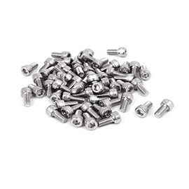 New Lon0167 M5 x Featured 10mm Thread 304 reliable efficacy Stainless Steel Hex Socket Head Cap Screw Bolt DIN912 55pcs(id:3f1 f4 60 822)