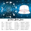 Kangqifen Hombres Mujer Baseball Tapas Constellation Zodiac 12 El Snapback