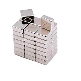 40-Piece 10x10x2mm Rectangular Magnet for refrigerators, Craft Items, whiteboards, DIY Projects, Office Magnets, Rectangular Magnets.
