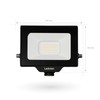 Ledvion Osram LED Spotlight, 20 Watt LED Floodlight, 6500 K