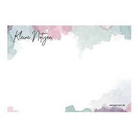 PRICARO 10 x A7 Watercolour Magnetic Notepad