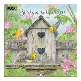Lang, Birds in The Garden 2026 Mini Wall Calendar
