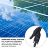 2pcs 12AWG 4mm² Solar Panel Extension Cable Black Red Solar
