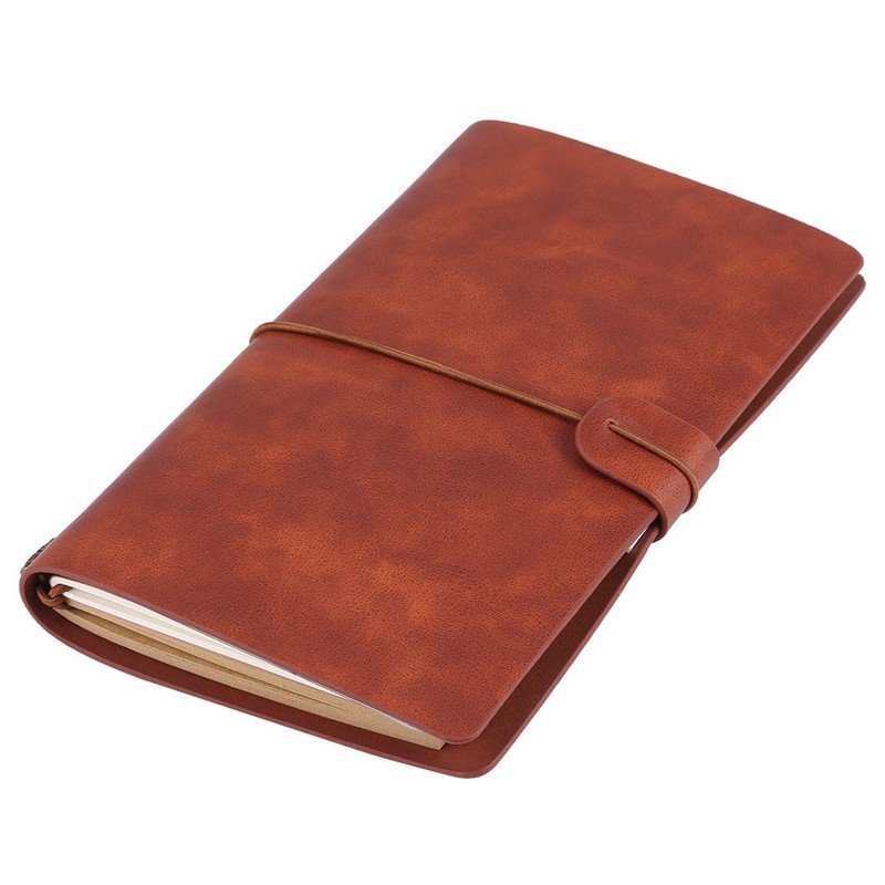 Hilitand Cuaderno de viajeros, 5 Colores, clásico, de Piel sintética,