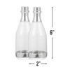 Fun Express Silver Plastic Champagne Bottle Containers, 12 Pieces