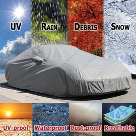 Car Cover fits 2015 2016 2017 2018 2019 2020 2021 2022 2023 2024 2025 Maserati Ghibli XTREMECOVERPRO Platinum Series Grey