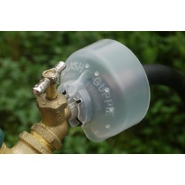 Splash Guppie, 1pk The Original Hose Bibb Cover for Anti-Siphon Vacuum Breaker and Leaky Hoses